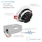 Luxrite 4 Inch Gimbal LED Recessed Downlight 5CCT 2700K-5000K 11W 75W Equivalent 1000LM Dimmable ETL LR23225-1PK - alternate 2